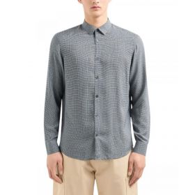 Ax Camicia Regular Fit In Viscosa