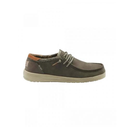 Scarpe sneakers uomo HEY DUDE Paul nero verde blu autunno inverno